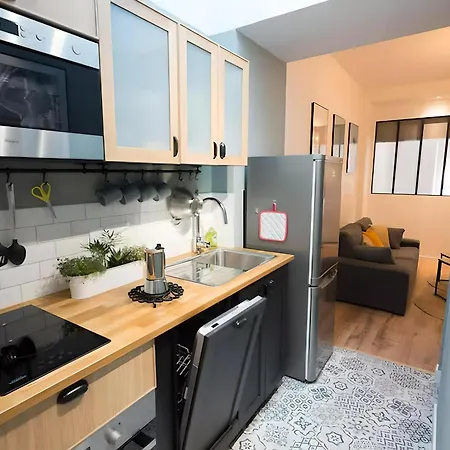 Ferienwohnung Le Cozy Sud-Gare Rennes Exterior foto